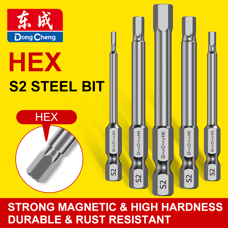 Power Key Tools - Ponta Hexagonal Haste Sextavada Magnética Bit