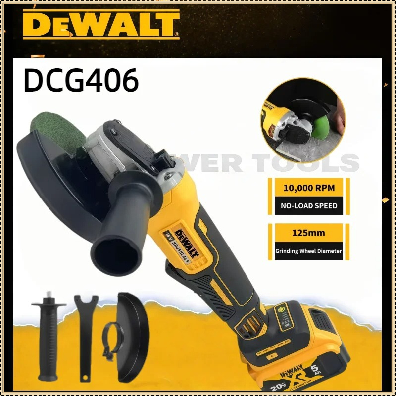 Power Tools For Woodworking - Esmerilhadeira Angular Sem Escovas Dewalt DCG406