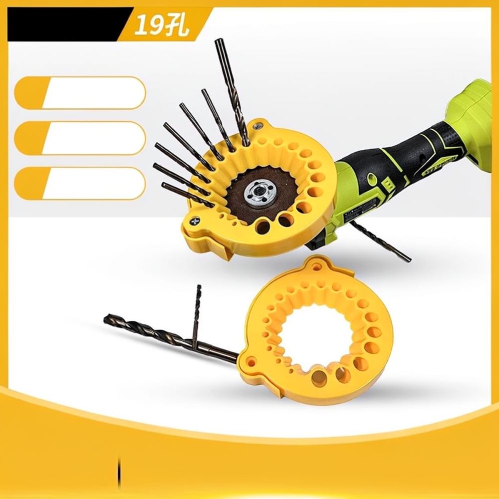 Power Tools Yellow - Suporte universal para afiar brocas, para