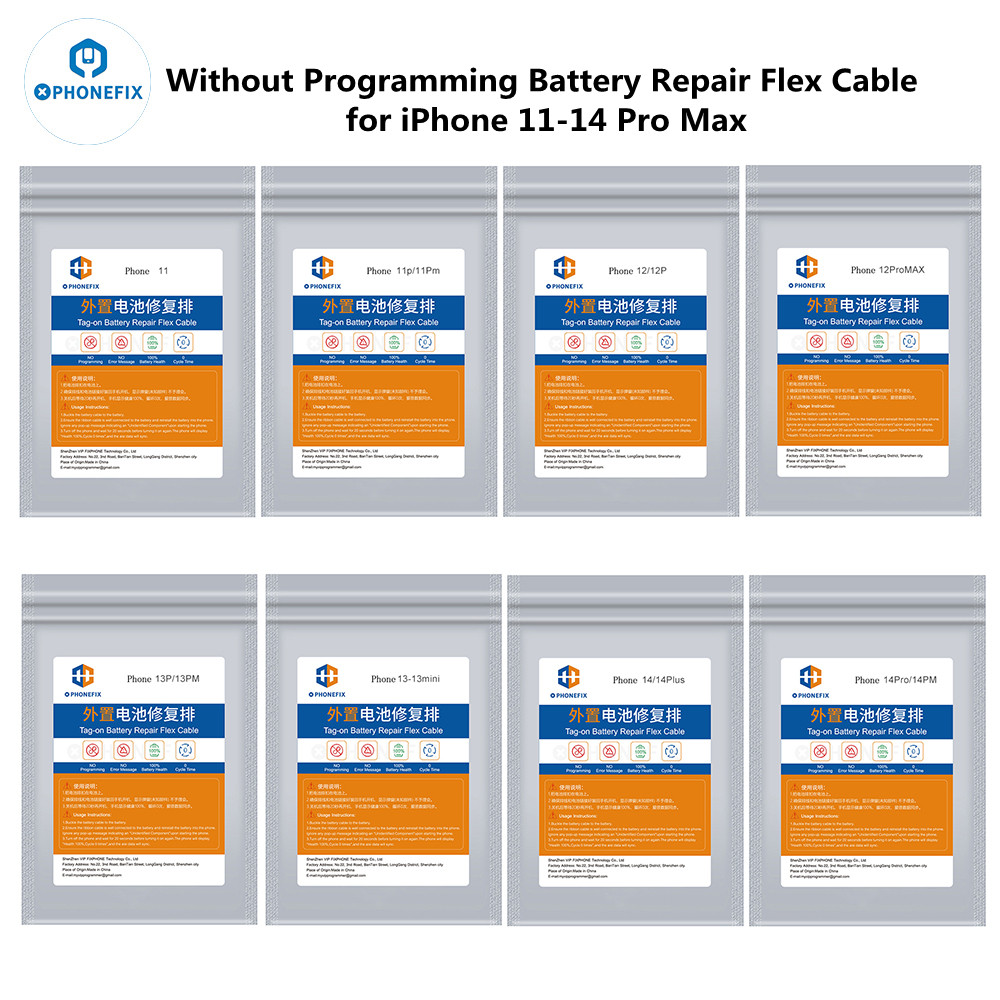 Power Tools Battery Repair - Etiqueta de reparo de bateria pré-programada