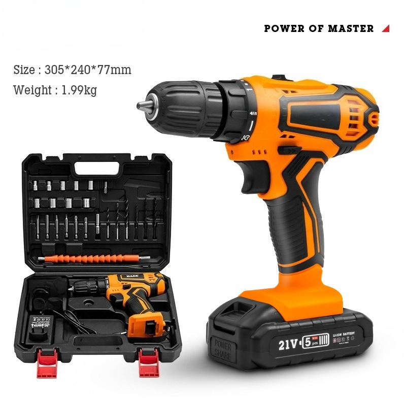 Power Tools You Must Have - Furadeira/Parafusadeira Elétrica Compacta 21V/16.8V a Bateria
