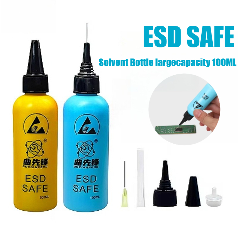 Power Tools Yellow - Dispensador esd de 100ml, garrafa de