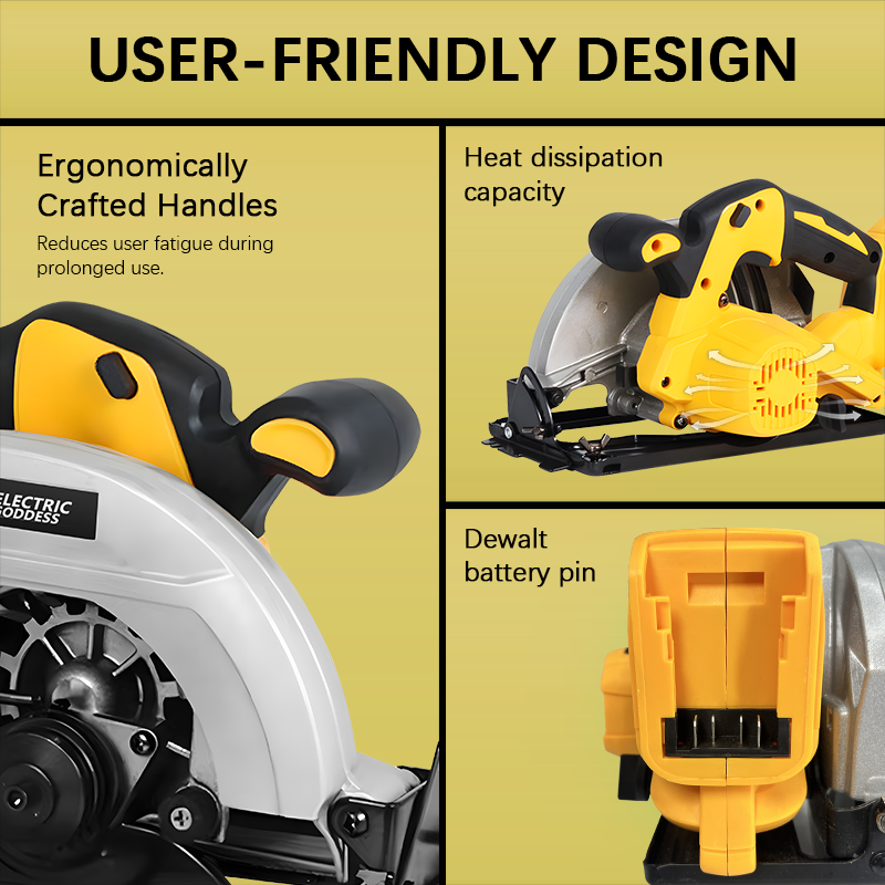 Serra Circular Amarela Sem Fio - Power Tools Yellow avaliação e preço