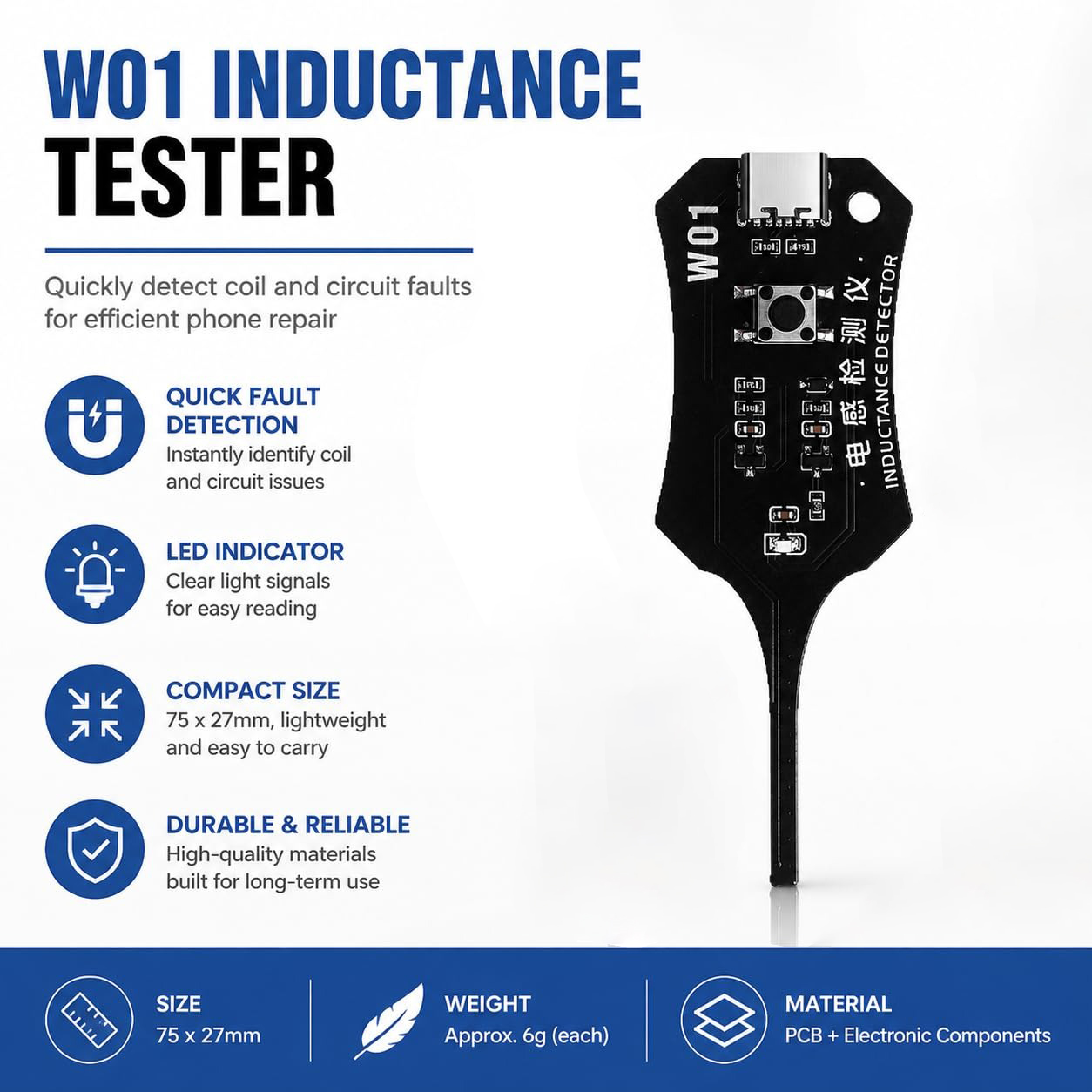 Testador de Indutância Tipo C  - Power Tools Plus avaliação e preço