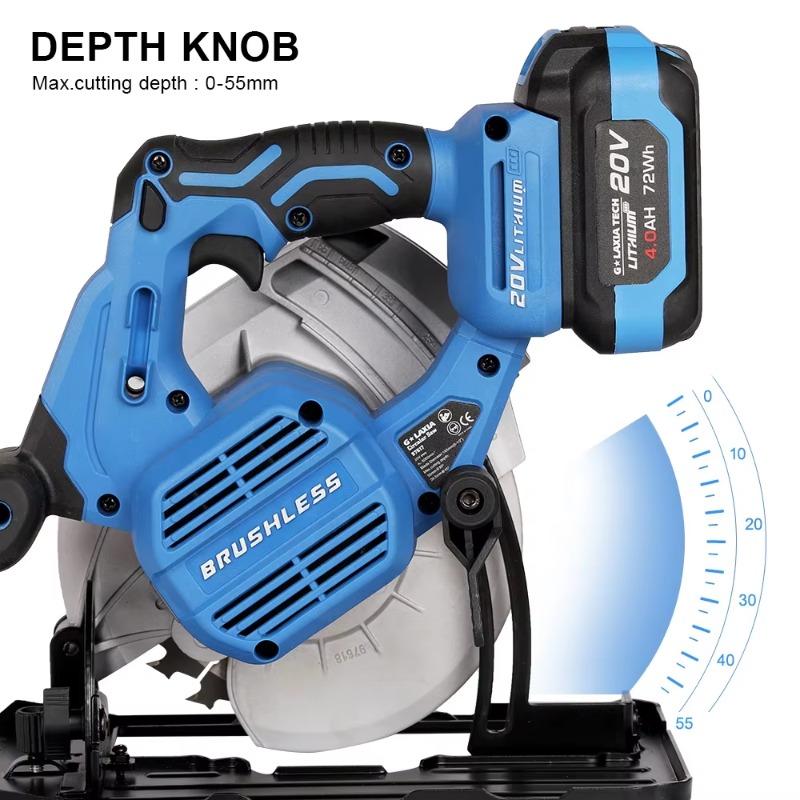 Serra circular sem fio portáti - Power Tools For Woodworking avaliação e preço