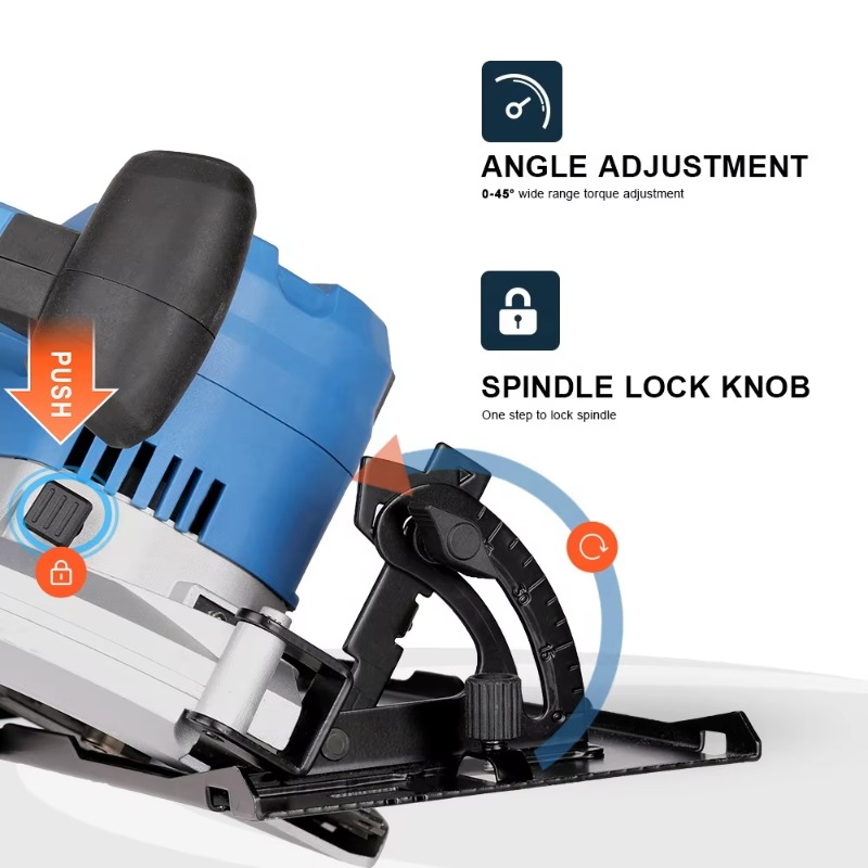 Serra circular sem fio portáti - Power Tools For Woodworking avaliação e preço