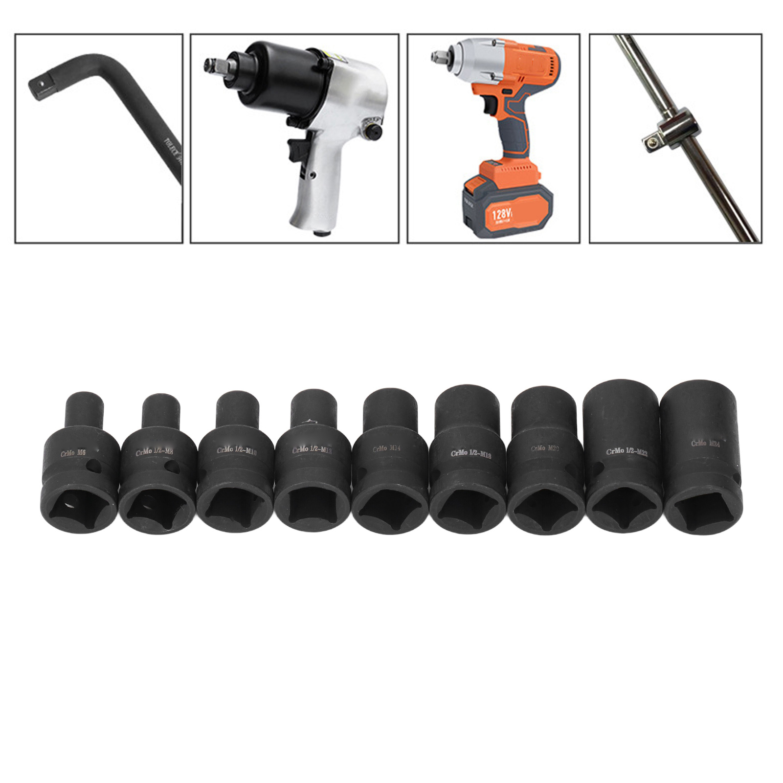 9 peças soquetes de torneira c - Rotary Tool Kit avaliação e preço
