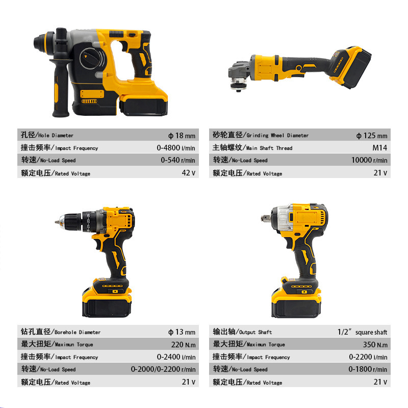 Furadeira de Impacto Amarela 1 - Power Tools Yellow avaliação e preço
