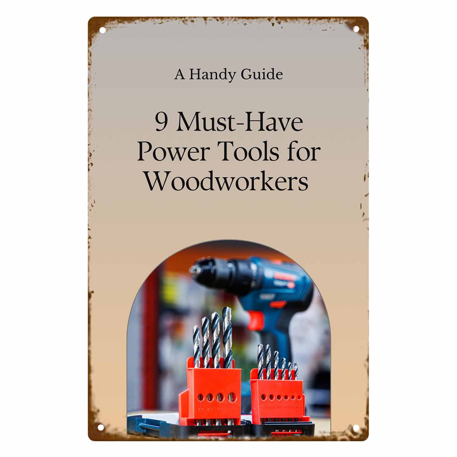 Pôster de Parede Vintage 2D Pl - Power Tools You Must Have avaliação e preço